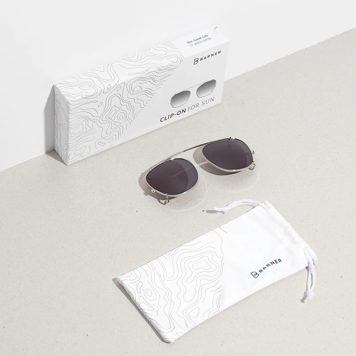 کلیپس آفتابی مخصوص عینک کامپیوتر بارنر Barner Clip-On Kreuzberg