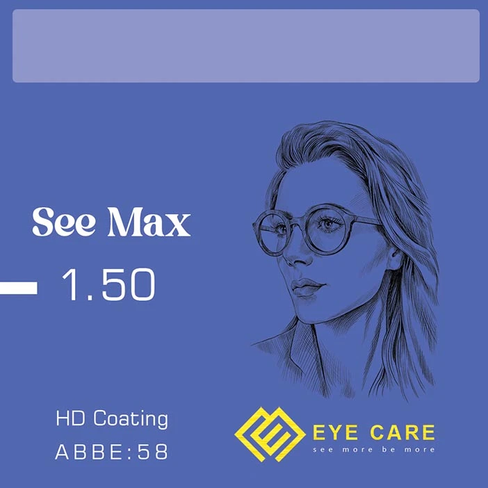 عدسی طبی سی مکس See Max 1.50 HD Coating/ABBE:58
