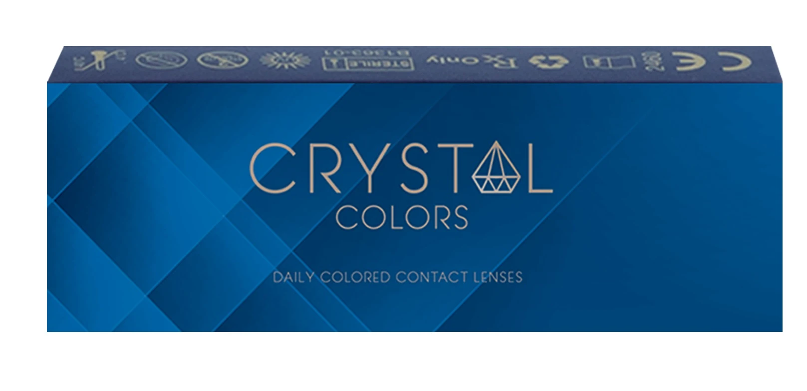 لنز رنگی روزانه کریستال Crystal Colors