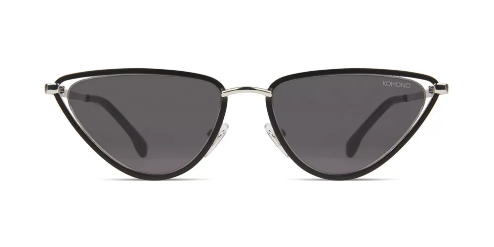 عینک آفتابی کومونو مدل  Gigi Black Silver