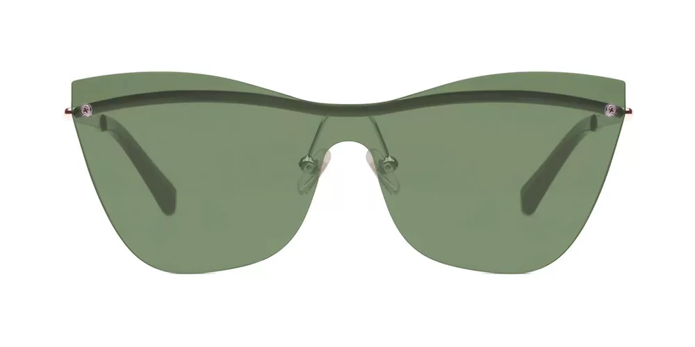 عینک آفتابی هاکرز مدل Gold Green Bottle Collins