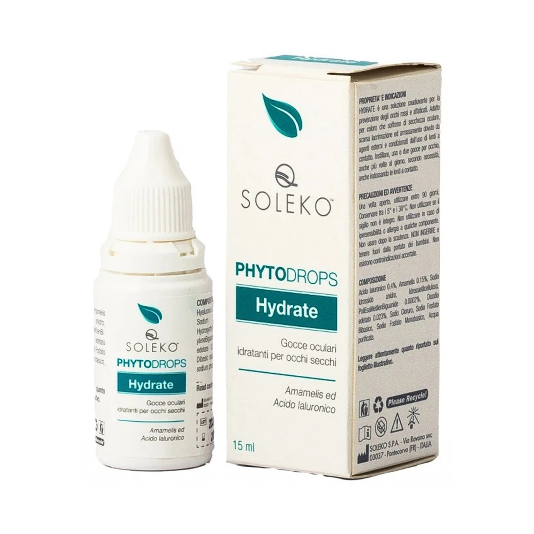 قطره مرطوب کننده چشم Soleko Phytodrops Hydrate
